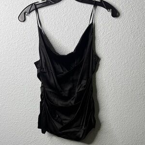 Nicole Miller Black Sleeveless Top